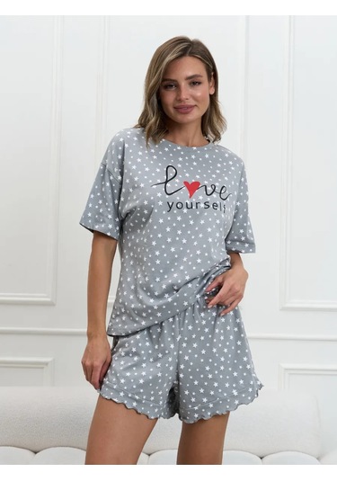 Redautumn Şortlu Pijama 443513396 Beyaz