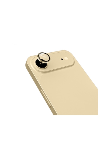Apple Uyumlu iPhone 17 Air Zore Mikro Kamera Lens Koruyucu Gold