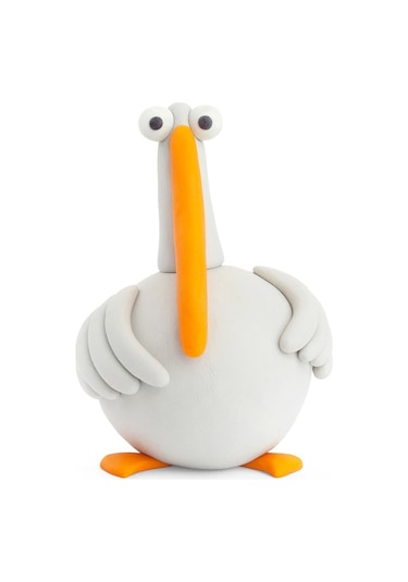 Hey Clay Hava İle Kuruyan Kil 6'lı Kutu - Çiftlik Kuşları Ördek, Kaz, Tavuk