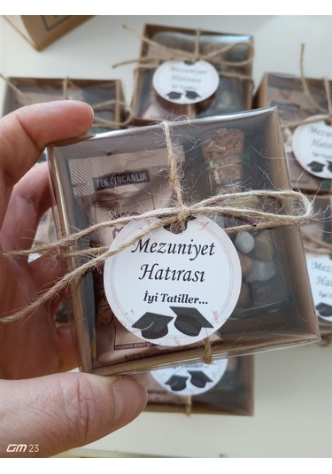 Farklı Market Kahve Ve Çakıltaşı Çikolata Hediye Kutulu 5 Adet