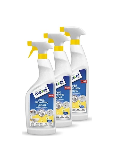 Doğal Banyo Tuvalet Kir Ve Kireç Çözücü Kar Çiçeği Kokulu 750 Ml 3'lü