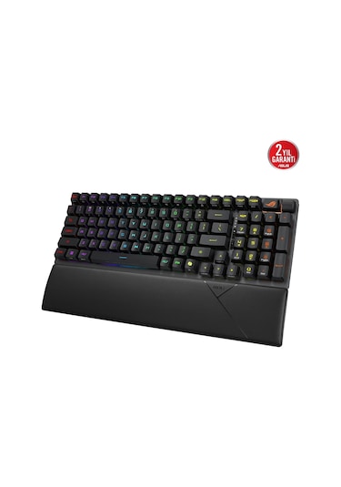 Asus Rog Strix Scope Iı 96 Nx Snow Switch Rgb Siyah Kablosuz Eng-q Mekanik Gaming Klavye