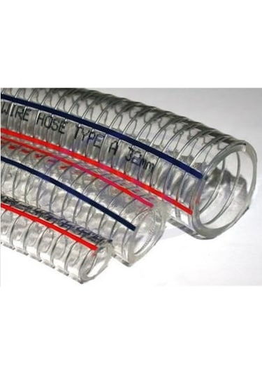 Şeffaf Telli Hortum - 12,5Mm (1/2") (5Mt)