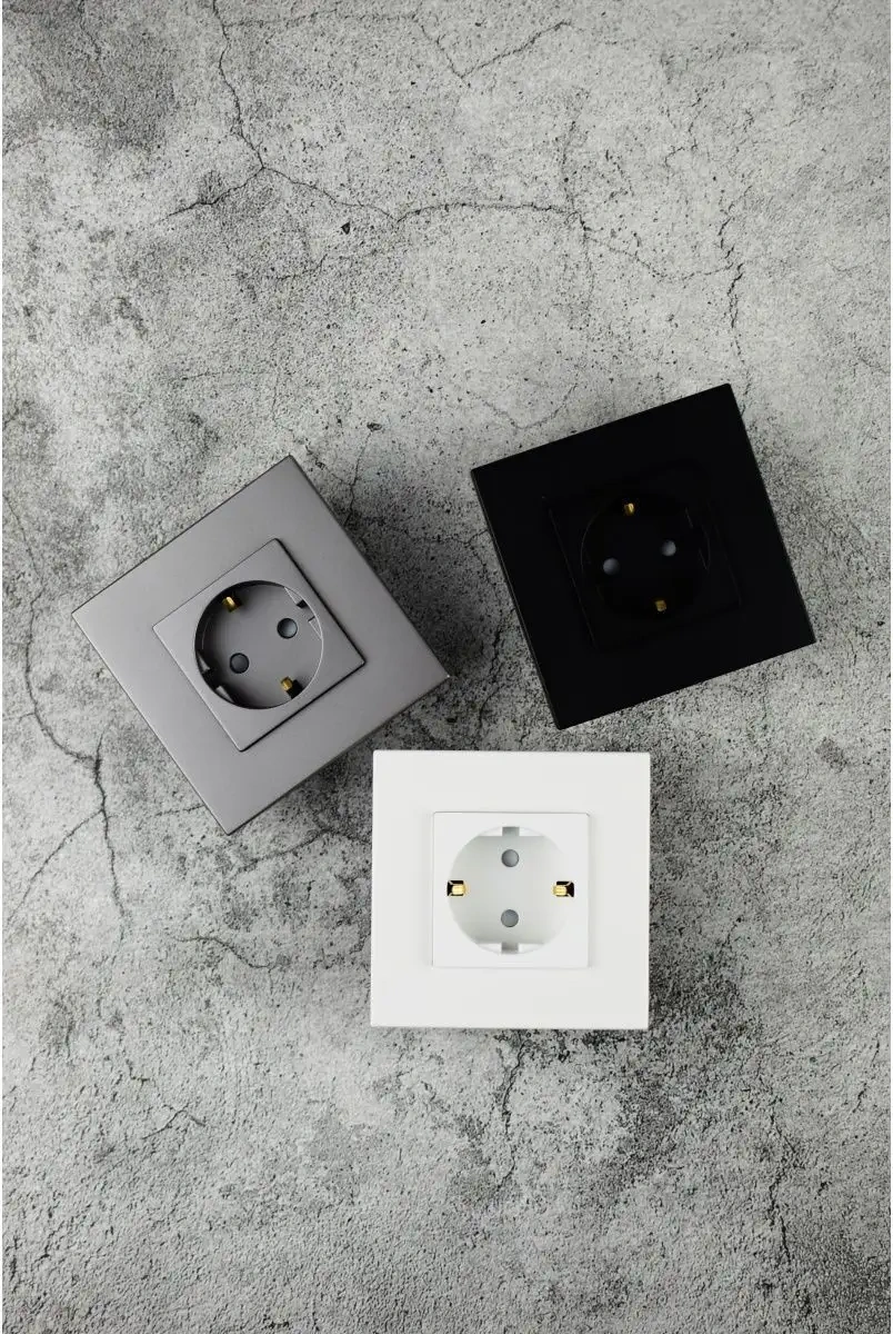 Vo'stabl Beyaz, Tekli Topraklamalı Plastik Priz 145882748 101