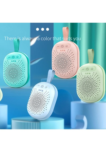 Hangfox Afk Bt513 Masaüstü Hoparlörü - Bluetooth 5.1, Tf Kart Desteği, 10m Kapsama, 4 Saat Çalışma Süresi, Mavi