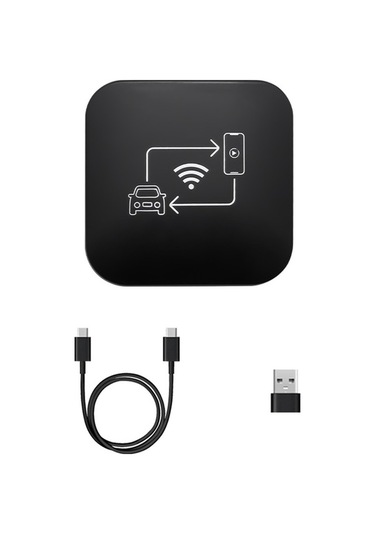 Pazly Kablosuz Araç Adaptörü - Carplay & Android Auto, Bt 5.0 & Wi-fi, Çoklu Ekran & Ses Asistanı