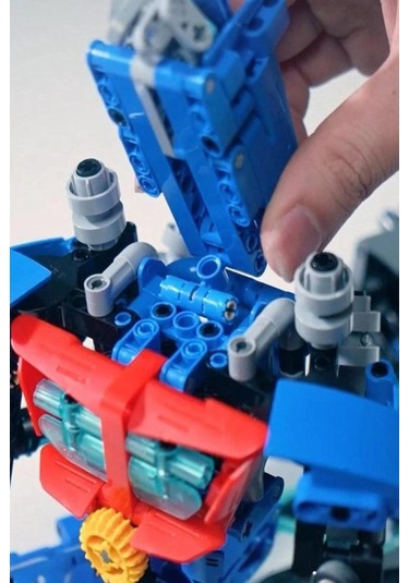 Hidrolik Savaş Robotu Yapım Seti Pilsiz Teknik Robot Oyuncak 694 Parça