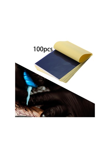 Suntek 100 Adet Dövme Transfer Kağıdı Cilt Dövme Transfer