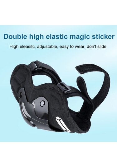 Sones Motolsg 4 İn 1 Açık Spor Motosiklet Bisiklet Sürme Koruyucu Dişli Yansıtıcı Şerit Diz Dirsek Pedleri Siyah