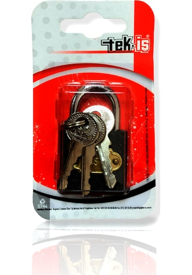 Tek-iş Asma Kilit Gri Döküm 30mm