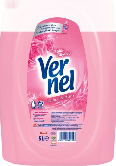Vernel Çamaşır Yumuşatıcı 5 Lt Relax Ve Gülün Büyüsü 2 Li 2'li Set
