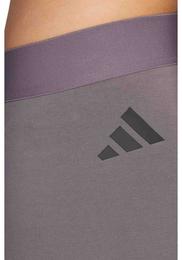 Adidas W Fı 3s Leggıng Grest Antrasit Kadın Tayt Gri