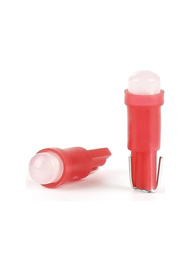 Beyaz 10 Adet T5 Led Işıkları W1.2w W3w Led Araç İç Işık Otomatik Yan Kama Pano Göstergesi Enstrüman Lamba Ampulü 4014 Led Süper Parlak