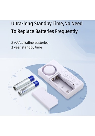 Sones 4'ü 1 Arada Kapı Mıknatısı Buzdolabı Gecikmeli Kapı Kapanma Zili Hırsızlık Önleme Alarmı 3v