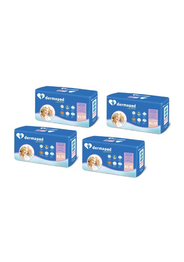 Dermaped Bel Bantlı X-large 120 Adet Hasta Bezi 4x30