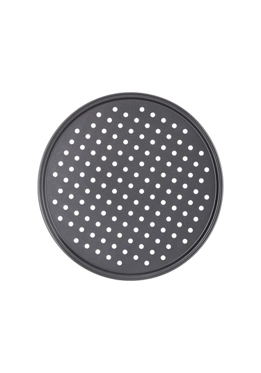 2'li Pizza Tabağı Seti, Yuvarlak Delikli Yapışmaz Diğer