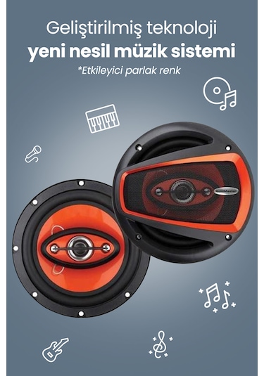 Goldmaster Rm-1694 4 Way 700 Watt Oto Hoparlör