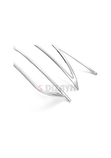 S-dizayn Fiat Egea Sd Krom Arka Tampon Difüzör Çıtası 3 Prç. 2015 Üzeri