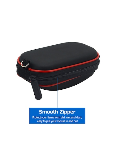 Xindoker Siyah Eva Mouse Saklama Kutu,  Magic Mouse 1/2 İçin Taşınabilir Koruyucu Çantası Siyah