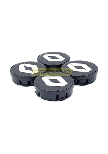 Renault Jant Göbek Arması Siyah 55-58Mm