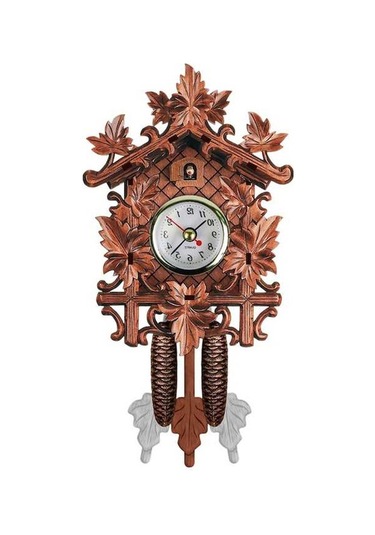 Novahub Klasik Kuşlu Saat - Dekoratif Mdf, 4 Model, Aa Pil İle Çalışır, Çok Renkli Çok Renki