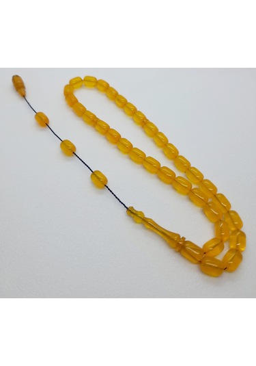 Soma Tesbih El Boy Kuru Torna Üst Segment Kehribar Tesbih 6 x 9