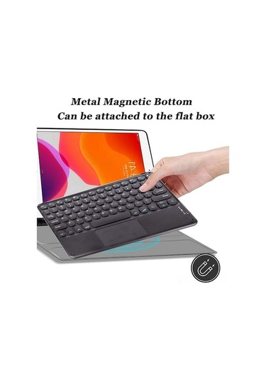 Novahub Kablosuz Dokunmatik Bluetooth Klavye - Tablet, Telefon Ve Pc İçin Mini Klavye Optik Optik