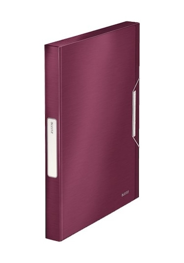Leıtz 3956 Style Kalın Lastikli Dosya Garnet Kırmızı