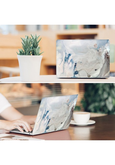 Macbook Air Kılıf 13 İnç Mermer10nl Eski Usb'li Model 2010-2017 A1369 A1466 İle Uyumlu R-39