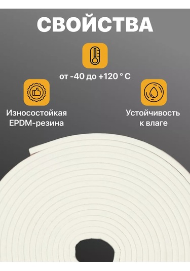 4walls Kapı Ve Pencere Contası, Kendinden Yapışkanlı Bant 233803259 10 Metre