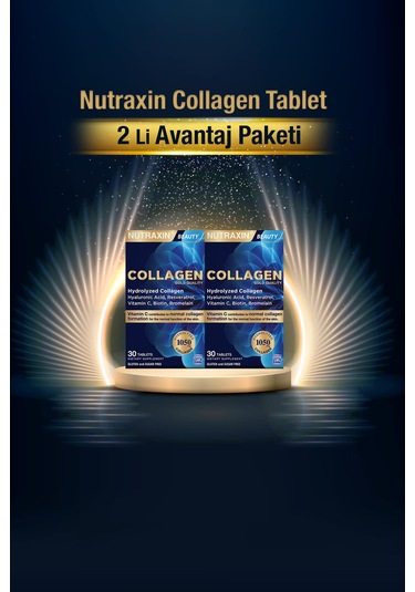 Nutraxin Collagen Hidrolize Kolajen 30 Tablet 2 Adet