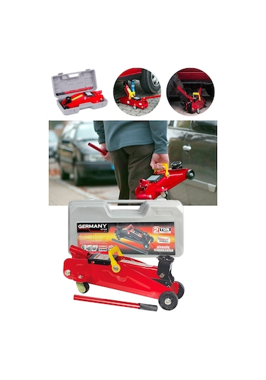 Moonshop 2 Ton Sızdırmaz Sağlam Dayanıklı Kaynak Gövde Hidrolik Timsah Kriko