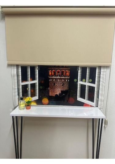 Mat Sütlü Kahve Stor Perde Sütlü Kahve