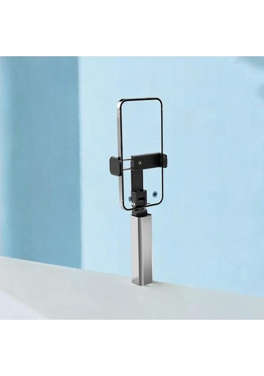 Trendooze Homyl Uçak Telefon Tutucu, Gümüş, Seyahat Ve Ev Kullanımı