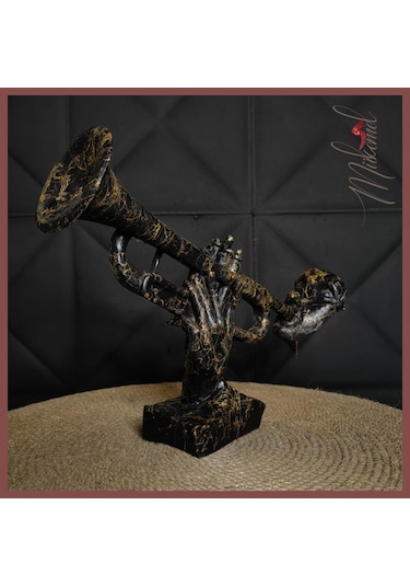 Trompet Heykel Üfleme Figür Dekoratif Obje Ve Biblo Dekorasyon 1