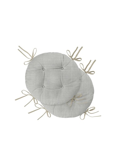 Mia Cara Sandalye Yastık Seti 40 Cm 2 Adet 391145651 Açık Gri