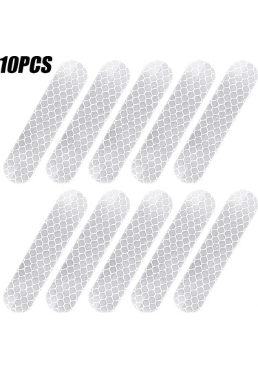 80-10 Adet Kask Güvenlik Uyarı Yansıtıcı Çıkartmalar Şerit Su