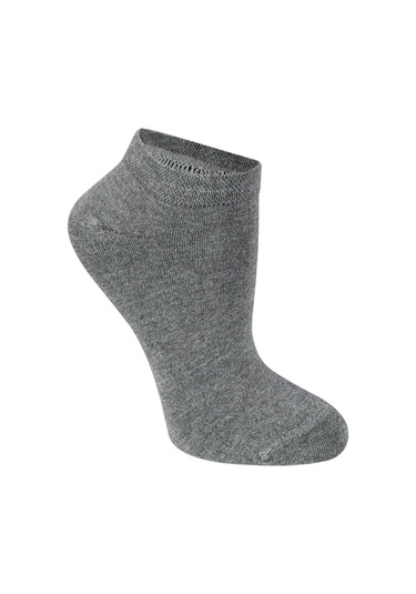 2as Patik Bambu Çorap Gri