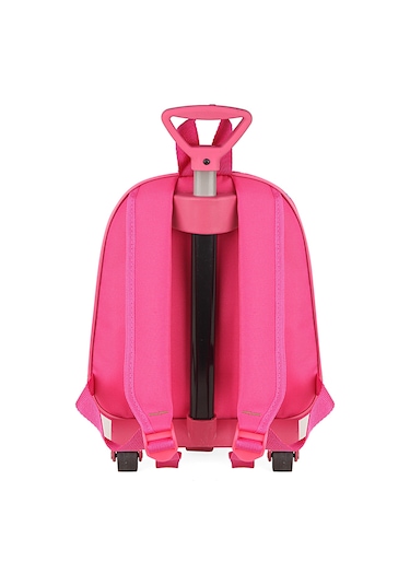 Anaokulu Çocuk Valiz Sırt Çantası Mini Mouse Çekçekli Abs Pembe