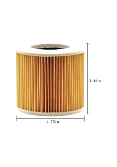 Total Reine Karcher Wd1-3 Serisi Elektrikli Süpürgeler İçin Kartuş Filtre 137203154