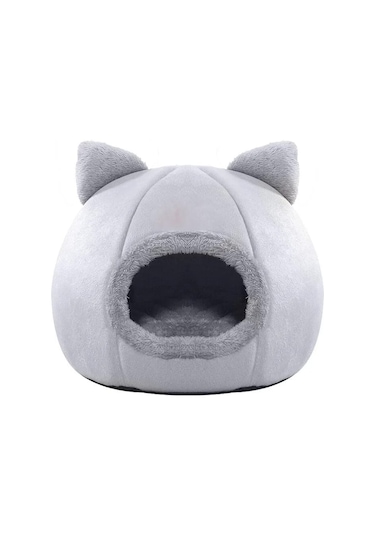 Tineke Bal Kabağı Tasarımlı Kedi Evi Yatağı Uyku Minderi Small