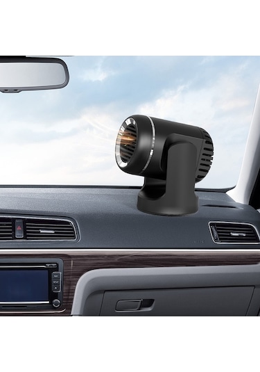 Dancemonkey 12v Araç Isıtıcı Buz Çözme Ve Hava Temizleyici Siyah Buğu Çözücü