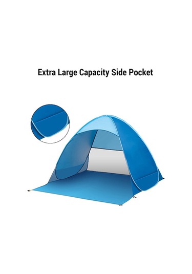 Pazly Otomatik Açılabilir Güneş/yağmur/esya Çadır, 50+ Uv Koruma, Dayanıklı, 1.5m, Çok Renkli, Plaj Kamp İdeal Çok Renkli