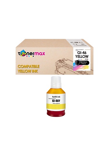 Canon Gı-46 Uyumlu Mürekkep Sarı/ Canon Maxify Gx6040 / Gx6050 / Gx7040 / Gx7050 / Gx7055