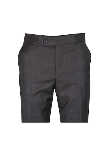 Erkek Gri Kumaş Pantolon Normal Kesim Rar01185 Gri