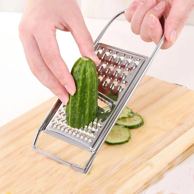 Youmex Ev Kullanıma Çok Fonksiyonlu Paslanmaz Çelik Sebze Dilimleyici, Patates-karrot Kıyma Aleti, Mutfak Hızlı Kesme Gereci 29.8x11.3cm Diğer