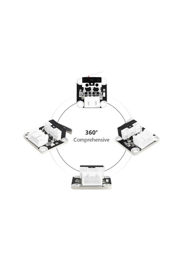 Springsun Aibecy 3d Yazıcı Parçaları Son Durdurma Sınır Anahtarı 3pin Son Durdurma Anahtarı Modülü Creality Cr-10 İçin Kablo İle Fiş Kontrolü A