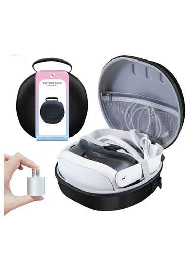 Oculus Quest 3 Vr Taşınabilir Fermuarlı Saklama Çantası Vr Kask S