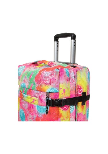 Eastpak Transit'r S Kabin Boy Çekçekli Tekerlekli Valiz 3o9 Çok Renkli