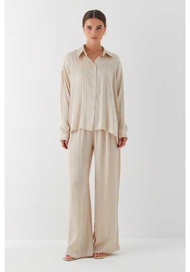 Dökümlü Oversize Takım Taş Taş